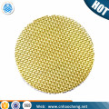 Stainless steel brass titanium tobacco pipe screen for glass smoking water pipe